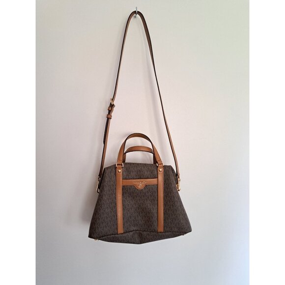 Michael Kors Beck Medium Logo Satchel - Picture 2 of 9